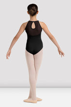 Load image into Gallery viewer, Girls Mirella Miami Black Halterneck Leotard
