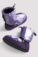 Load image into Gallery viewer, Adult Purple Metallic Warm Up Bootie
