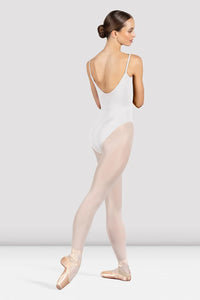 Ladies Ruby Scoop Back Leotard - White