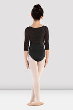 Load image into Gallery viewer, Girls Black Majesty 3/4 Sleeve Top
