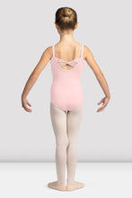 Load image into Gallery viewer, Girls Mirella Pink Glow Girl Camisole Leotard
