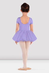 Girls Daliah Lilac Cap Sleeve Tutu Dress