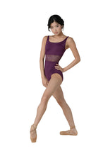 Load image into Gallery viewer, Ladies Joelle Camisole Leotard With Sheer Waist
