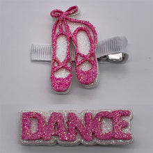 Load image into Gallery viewer, Ballerina Shoe and Dance Glitter Clips
