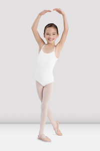 Girls Basic Plie-Thin Strap Camisole Leotard (Variety of Colors)
