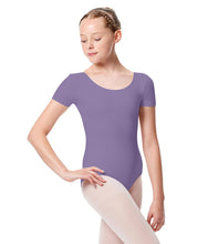 Load image into Gallery viewer, Girls Tina Short Sleeve Leotard (Variety of Colors)
