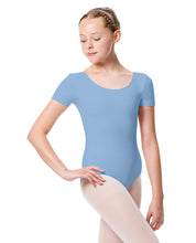 Load image into Gallery viewer, Girls Tina Short Sleeve Leotard (Variety of Colors)
