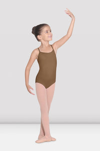 Girls Basic Plie-Thin Strap Camisole Leotard (Variety of Colors)