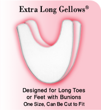 Load image into Gallery viewer, Xtra Long Gellows Toe Pads
