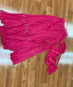 Pink Belly Dance Like Skirt Costume