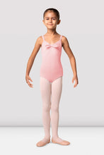 Load image into Gallery viewer, Girls Mirella Flower Burst Tie Front Camisole Leotard (Variety of Colors)
