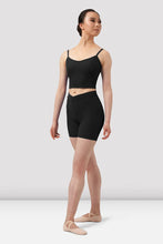 Load image into Gallery viewer, Ladies Black V Front High Waist Shorts
