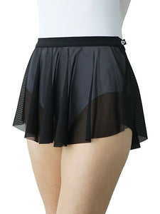 Girls Black Meshie Skirt