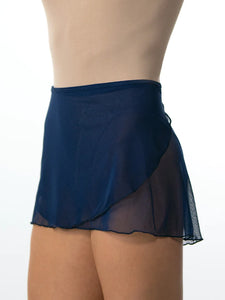Ladies Navy Wrap Skirt