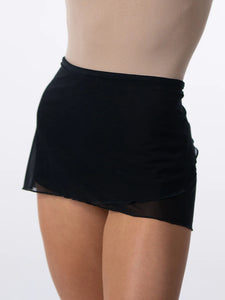 Ladies Black Wrap Skirt