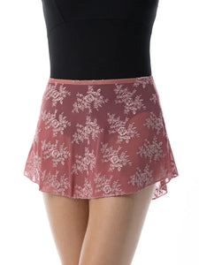 Ladies Mauve Darcy Pull-on High Low Skirt