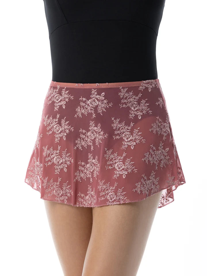 Ladies Mauve Darcy Pull-on High Low Skirt