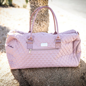 On the Go Pink Duffle Bag