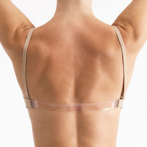 Ladies Clear Back Bra With Removable Padding