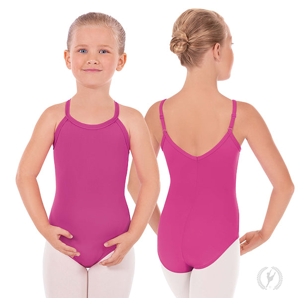 Girls Microfiber Adjustable Camisole Leotard (Variety of Colors)