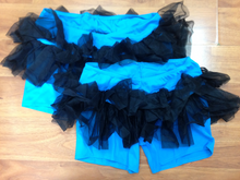 Load image into Gallery viewer, Turquoise Tutu Shorts
