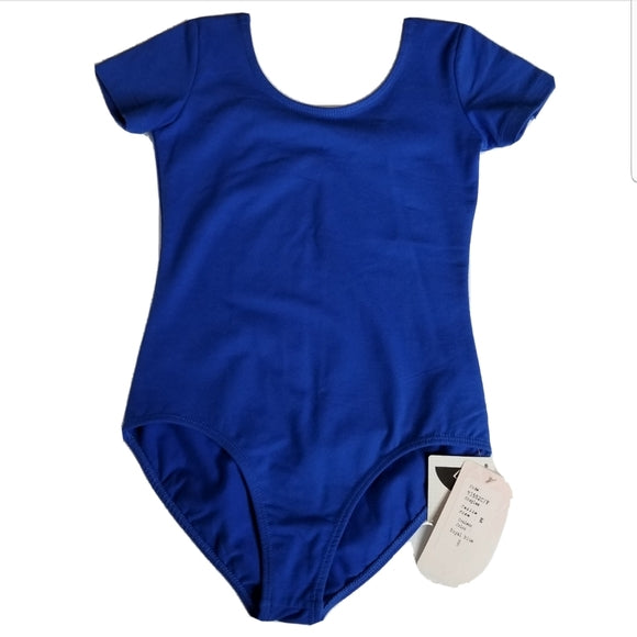 Girls Shaylee Short Sleeve Leotard (Variety of Colors)