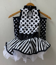 Load image into Gallery viewer, Black &amp; White Circus Tutu Dress
