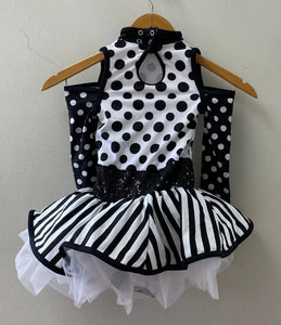 Black & White Circus Tutu Dress