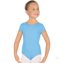 Load image into Gallery viewer, Girls Short Sleeve Microfiber Leotard (Variety of Colors)
