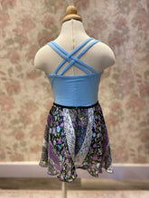 Load image into Gallery viewer, Girls Purple Floral Pull On Skirt
