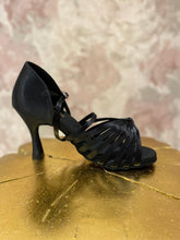 Load image into Gallery viewer, Ladies Sol Black Ballroom Shoes
