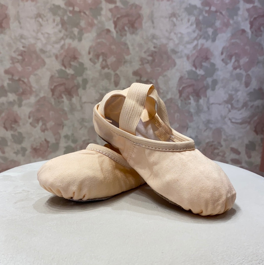 Child Split Sole Stretch Canvas Ballet Shoe