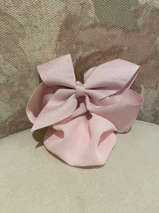 Soft Glitter Bow With Snood (Variety of Colors)