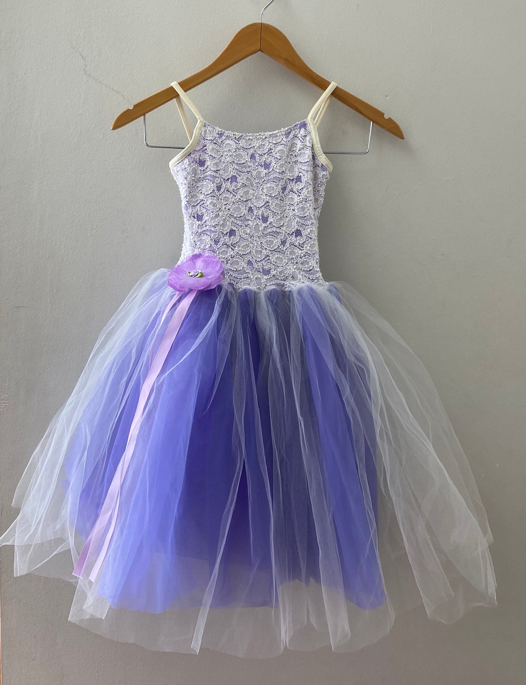 Purple & White Ballet Costume