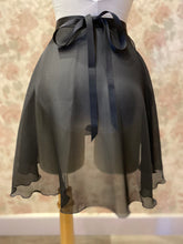 Load image into Gallery viewer, Ladies 18&quot; Georgette Black Tapered Wrap On One Size
