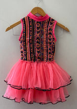 Load image into Gallery viewer, Turtle Neck Hot Pink Tutu Dress
