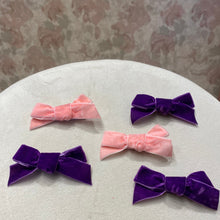 Load image into Gallery viewer, Mini Velvet Bow (Variety of Colors)

