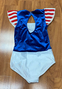 Cute Sailor Leotard with Gold Buttons