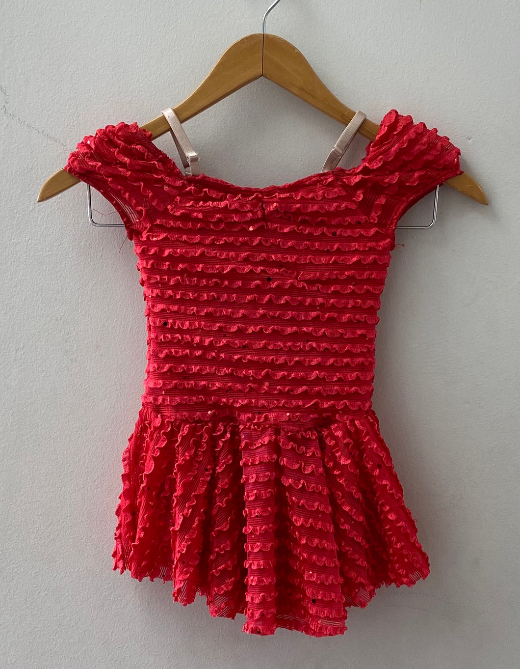 Red Ruffled Dress
