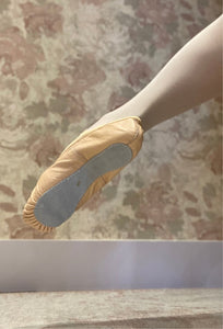 Child Full Sole Leather Ballet Shoe