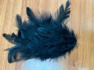 Black Feather Hair Pin
