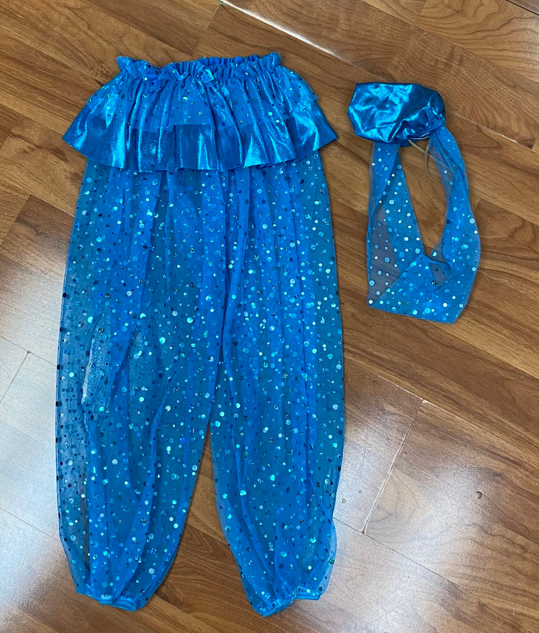 Blue Genie Costume Pant
