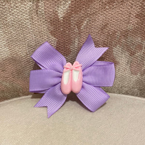 Pinwheel Bow with Shoes (Variety of Colors)