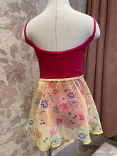 Load image into Gallery viewer, Girls Floral Yellow Mock Pull On Skirt
