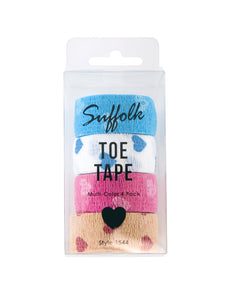 4 Pack of Toe Tape (Multi-Colored)