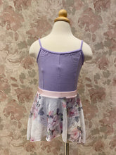 Load image into Gallery viewer, Girls Floral Short High-Low Skirt
