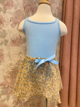 Load image into Gallery viewer, Girls Light Blue Ditsy Floral Mock Pull On Skirt
