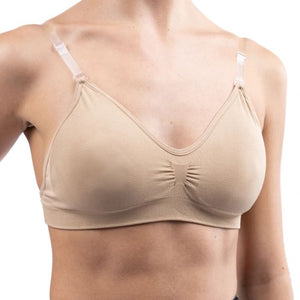 Girls Clear Back Bra With Removable Padding