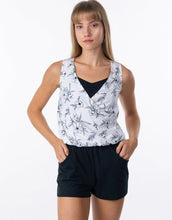 Load image into Gallery viewer, Ladies Moonflower V Neck Romper
